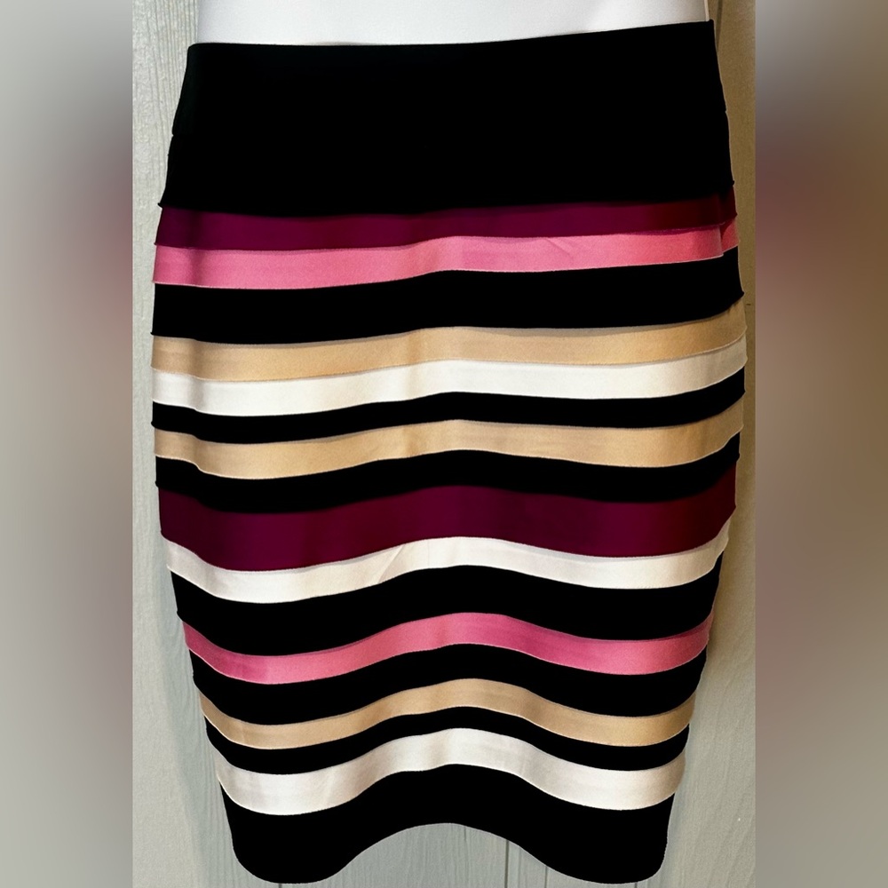 White House Black Market Striped Pencil Skirt
